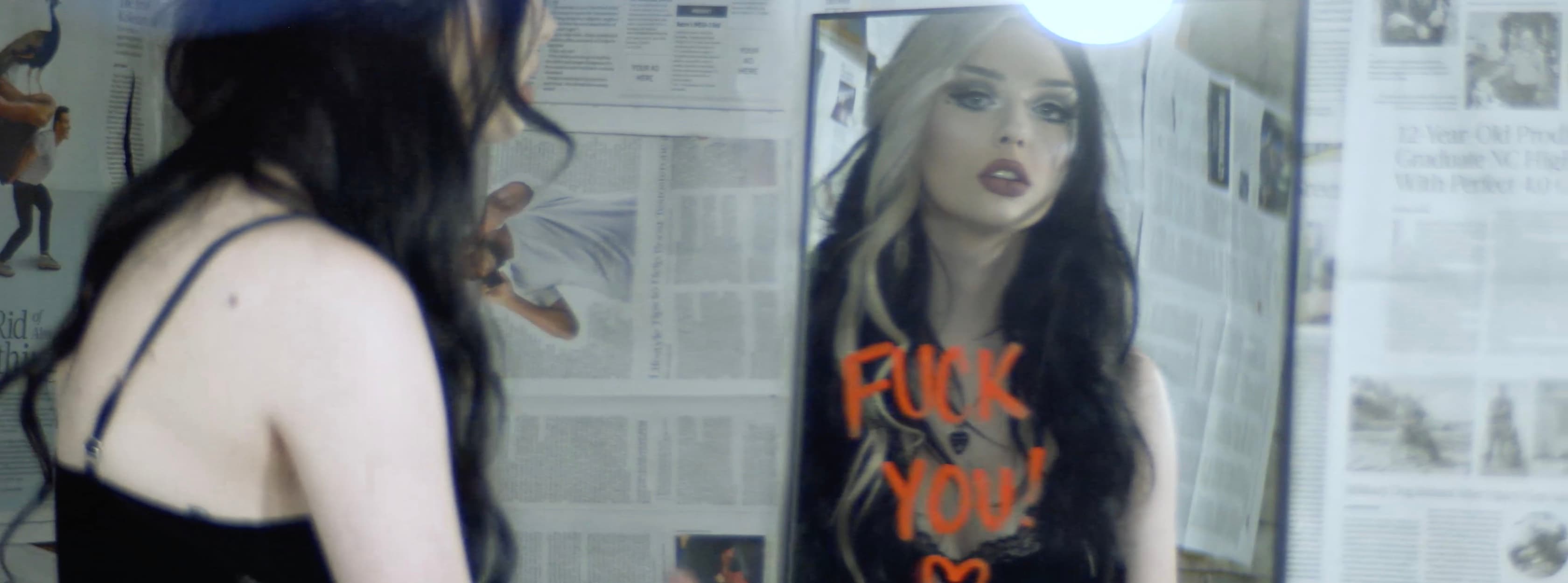 Still from Makeup on My T-Shirt